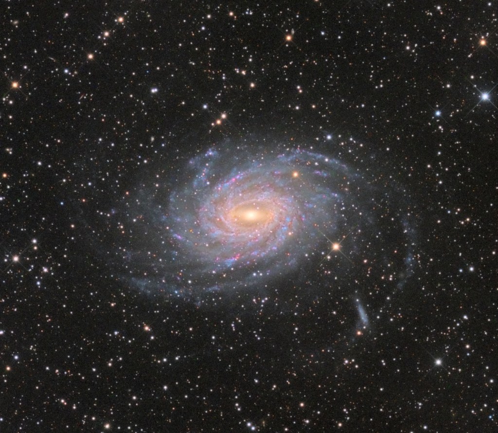 The spiral galaxy NGC 6744. 30 million light years away in the southern constellation Pavo, it is about 175,000 light years wide.